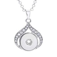 2017 NEW Crystal Alloy Pendant for Fit Noosa Necklace Snap Chunk Button A270 Woman Bright Stylish Elegant Women Womens Comfy Amulet Unique Style Design Delicate