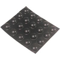 20 Large Black Round Bumps