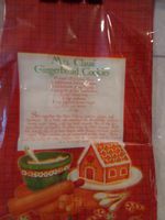 Mrs. Claus Recipe TREAT BAGS Set of 6 Christmas Treat Bags 6 Holiday BAKERY BAGS