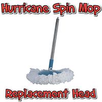 Hurricane Spin Mop Replacement Head With Bottom Pole