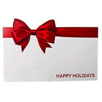 Red Bow Happy Holidays Enclosure Cards/Gift Tags - 3 1/2 x 2 1/4 (50)