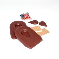 BML Heel Spur Cushions (Small, Red [Firm])