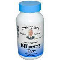 Christopher's Bilberry Eye - 435 mg - 100 Vegetarian Capsules