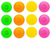 Signature Lacrosse Ball Set - Massage Balls, Myofascial Release Tools, Back Roller, Muscle Knot Remover, Firm Rubber -Scientifically Designed for Durability (Red/White/Blue, 6 Balls)