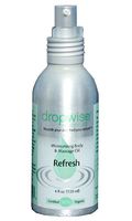 Dropwise Essentials Certified Organic Body & Massage Oil - Refresh Aromatherapy Blend