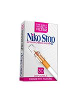 Niko Stop Active Filtering Cigarette Filter 12 Packs, 30 Filters/Pk, Total 360 Filters
