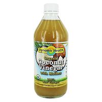 Coconut Vinegar w/Mother Certified Organic Dynamic Health 16 oz Liquid