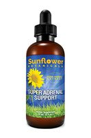 Sunflower Botanicals Super Adrenal Support, 2 Ounces, Dropper-Top Glass Bottle, All-Natural Support for Adrenal Glands, Contains Maca, Ashwagandha, Licorice, and Eleuthero