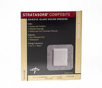 Medline MSC3066H Stratasorb Composite Dressings, 6"X6"