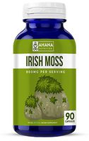 Ahana Nutrition Irish Moss Capsules – Natural Source of Carrageenan for Overall Wellness (450mg – 100 Capsules)