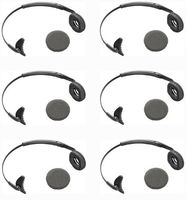 Plantronics (66735-01-) 6-Pack Uniband Headband with Leatherette Ear Cushion For Wireless Headsets