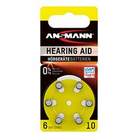 Ansmann Hearing Aid Battery Size 10 Hearing Aid Battery (5013223)