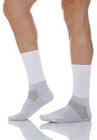 Relaxsan 550 (White, Sz.6) Diabetic socks with X-Static Silver fiber, 100% Made in Italy