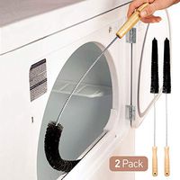 SUJING 2 Pack Dryer Vent Cleaner Kit Dryer Lint Brush Vent Trap Cleaner Long Flexible Refrigerator Coil Brush