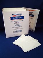 McKesson Performance Plus Gauze Drain Sponge 6Ply Sterile 4"X4" 2 Each Per Pack - Pack of 2