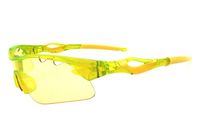 Baselay HD Night View Driving Glasses Polarized UV400 Anti-Glare Rain Day Night Vision Cycling Nighttime/Day Safty Sunglasses for Men Women (Transparent Green)