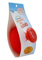 Meat Red Scouring Pad with Comfortable Handle – Ergonomic Easy Grip Dishwashing Cleaning Sponge Brush – Color Coded Home and Kitchen Accessories by The Kosher Cook