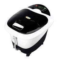 Lcxligang Foot Spa Bath Massager with Heat, Motorized Shiatsu Roller and Bubble Jets, Rolling Massage Adjustable Time & Temperature Relieve Foot Pressure