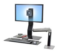 Ergotron WorkFit-A Clamp Single HD with Worksurface+ (24-275-026)