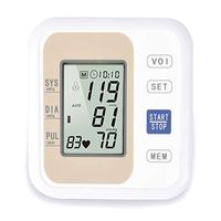 ZFD Blood Pressure Monitor Wrist Watch Wrist Blood Pressure Monitor Fully Automatically Measure with Digital Screen Display for Use at Home Or on The Go,Yellow