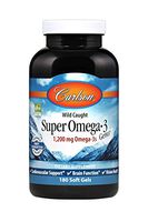 Carlson - Super Omega-3 Gems, 1200 mg Omega-3s, Cardiovascular Support, Brain Function & Vision Health, 180 soft gels