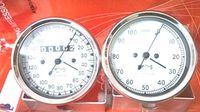 Smiths 150 mph Speedometer + Tachometer 80 mm fitment M18x1.5 thread Replica WH