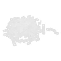 uxcell Silicone Clips Fixing 8mm 3528 5050 5630 Mounting Bracket LED Light Strip 50 Pcs