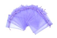 iSuperb® Wedding Gift Candy Pouch Drawstring Organza Bags 4 * 6 inch Pack of 100PCS Lavender