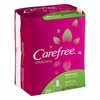 Carefree Panti-liner Regular, Scented w/ Baking Soda, pack of 18 (20 Packs)