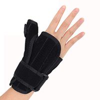 Medical Wristbands, Fixed Wrist Fractures for Men and Women Thumb Sprain Carpal Tunnel Syndrome Ganglion Cyst (Color : Right Hand(A), Size : L)