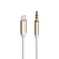 sunshot Car AUX Audio Cable Compatible with iPhone 7 8 X Xs Max XR 3.5mm Premium Auxiliary Audio Cable Accessories Upgraded Chip (3.3ft Gold)