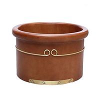 Foot tub , Wooden Foot Basin，Health Pedicure Bucket，Spa Massage Relieve Fatigue，Thickened Footbath,Unique Design