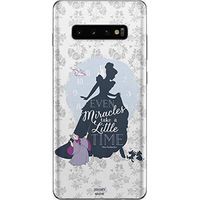 Skinit Decal Phone Skin for Galaxy S10 Plus - Officially Licensed Disney Cinderella Miracles Take Time Design