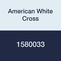 American White Cross Fabric Adhesive Strips, Sterile, Lightweight, 3/4" x 3", 100/Box, 12 Box/Case (Pack of 1200)