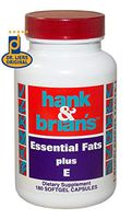 Hank and Brian's Essential Fats Plus E - Omega-3 and Omega-6 Fatty Acids from Fish Oils Plus Vitamin E