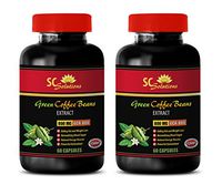 Immune Support Adults - Green Coffee 800MG Extract - Extra Strength GCA 800 - Green Coffee Detox - 2 Bottles (120 Capsules)