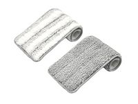 Flat Mop Pads Compatible with Husky Mounts Flat Mop - 2pcs - Gray/White