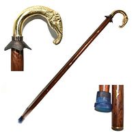 Eve.Store Elephant Head Handle Walking Stick - Inspired Irish Walking Stick Designs - Handcrafted Canes Walking Sticks