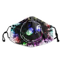 Fashion Mouth Masks Adjustable Elastic Band Dustproof Respirator For Pollen Smog Surgical Camping, Women Men Kids - Anti Pet Hair Allergy (Nightmare Before Christmas)