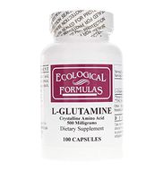 Ecological Formulas L-glutamine 500 Mg, White, 100 Count