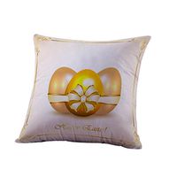 2017 Easter's Day Pillow Case,Elevin(TM)New Lovers Painting Square Cotton Cushion Cover Throw Waist Pillow Case Sofa Bedroom Home Decor Good Easter's Gift (M) (T)