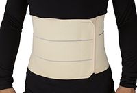 ObboMed® MB-2310NL 3- Panel Elastic Postpartum Girdle/Postoperative Abdominal Binder Belt, Injuries Support, Post Pregnancy, Post-Surgical, Hernia, Belly Wrap Brace–Trimming Waist (L:39 – 43 inches)