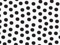 10ct Black Bohemian Polka DOTS on White Tissue Paper for Gift Wrapping 20"x30" Sheets nfLG -1102