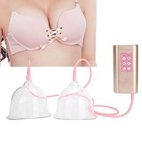 Electric Breast Enhancement, Portable Breast Enlargement Device Vacuum Pump Cup 2 Cup Breast Massager Enhancing Machine