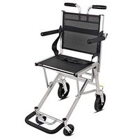 Wheelchairs Lightweight with Wide Seat and Bags, Attendant-Propelled Wheelchair with Hand Brakes Flip Up Arms for Easy Transfer for Men and Women Anti-Tippers Included