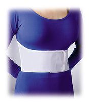 Florida Orthopedics All Elastic Rib Belt, Female Sized, White, 6" - Small 32-36"