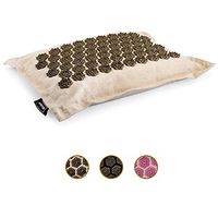 Windear Acupuncture Pillow for Neck Pain Relief, Back Pain Relief and Stress Relief - Reflexology, Sciatica, Trigger Point Massage Therapy - Organic Linen Cotton with Buckwheat Hull