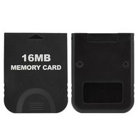 Gamilys Replacement Black 16MB Memory Card for Ninendo Wii / GameCube