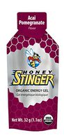 Honey Stinger Energy Gel 8 Pack - Plus Free ZYM Electrolyte Trial (Acai & Pomegranate Organic Energy Gel)