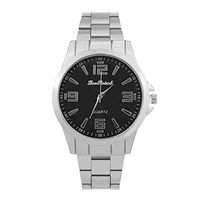 Men's Watches,Fxbar Fashion Stainless Steel Digital Sports Watch Classic Analog Wrist Watch Dress Watch(E)